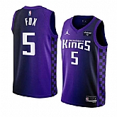 Men's Sacramento Kings #5 De'Aaron Fox Purple 2023-24 Statement Edition Swingman Stitched Jersey Dzhi,baseball caps,new era cap wholesale,wholesale hats